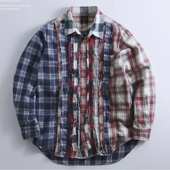 KITH for Needles Ribbon Cuts Flannel Shirt - Picture 4 of 7